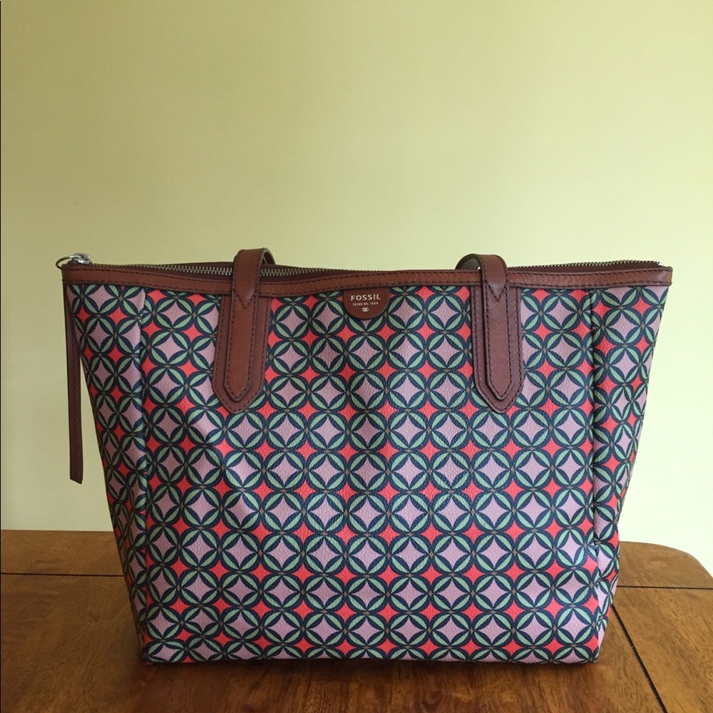 Fossil tote purse